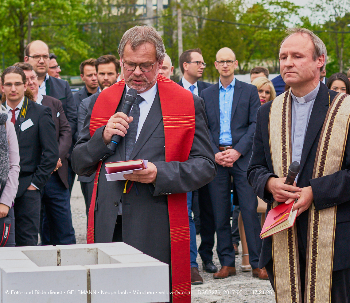 11. Mai 2017 - Grundsteinlegung für die LOGE und dem Kulturquadrat in Neuperlach